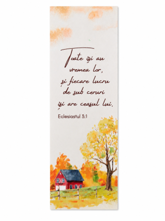 Cadouri Gramma.ro - Semn de carte - Toate isi au vremea lor... - Gramma.ro