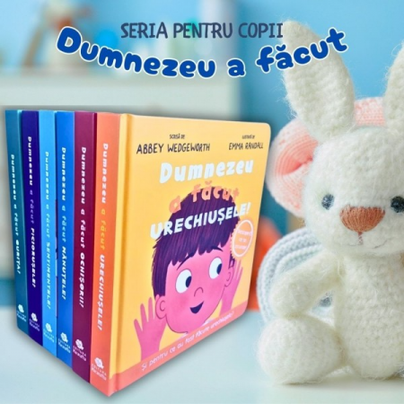 Cartonate (board) - Seria DUMNEZEU A FACUT. Vol 1, 2, 3, 4, 5, 6 - Cărți cartonate interactive cu clapete