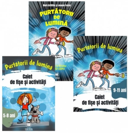 Povestiri - Set 3 cărți - Purtătorii de lumină (curs pentru copii)