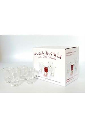 Tavi impartasanie - Set de pahare pentru Cina Domnului - din sticlă - model 2
