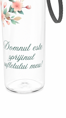 Sticla apa plastic - Domnul este sprijinul sufletului meu! - Gramma.ro [1]