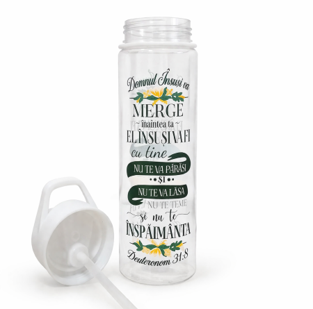 Sticla apa plastic - Domnul Insusi va merge inaintea ta [1]