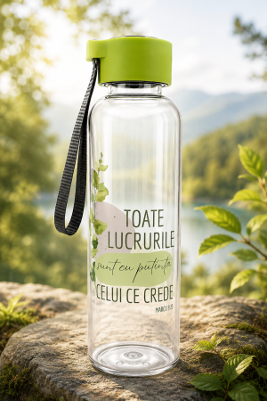 Sticla apa plastic - Toate lucrurile sunt cu putinta celui ce crede - Gramma.ro [1]