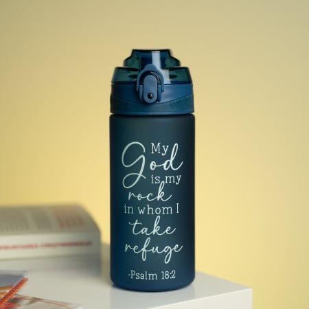 Editura Gramma.ro - Sticla din tritan - God is my rock