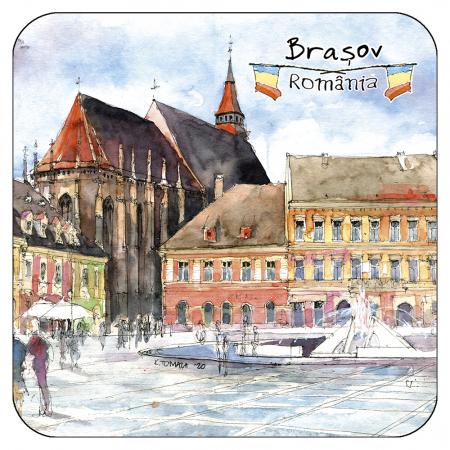 Brasov - Suport pahar Brasov 1