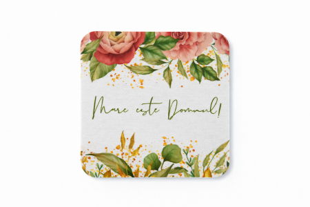 Suport pentru pahar - Suport pentru pahar - Mare este Domnul!