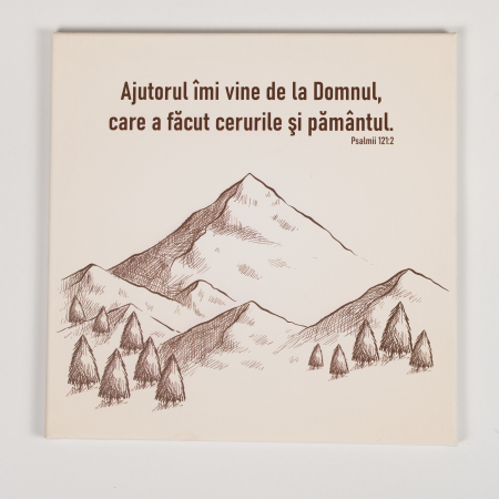 Editura Gramma.ro - Tablou canvas - Ajutorul imi vine de la Domnul
