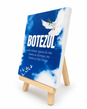 Tablou canvas cu suport din lemn (120x100mm) - Botezul [1]