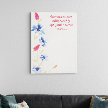 Tablou canvas - Dumnezeu este adapostul... [2]