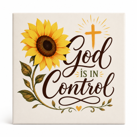 Tablouri canvas - Tablou - God is in control... Gramma.ro