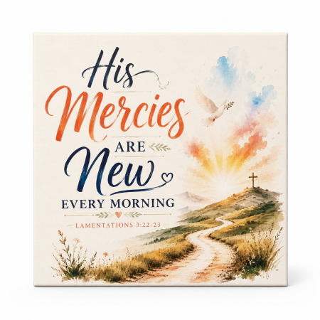 Cadouri Gramma.ro - Tablou - His mercies are new.. Gramma.ro