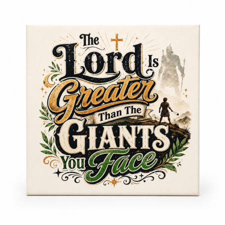 Tablouri canvas - Tablou - The Lord is greater than.. Gramma.ro