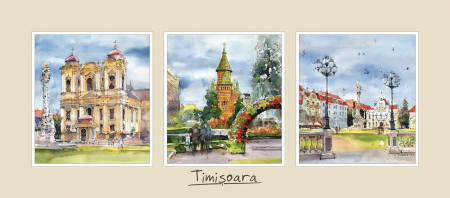 Timisoara - Tablou triptic Timisoara