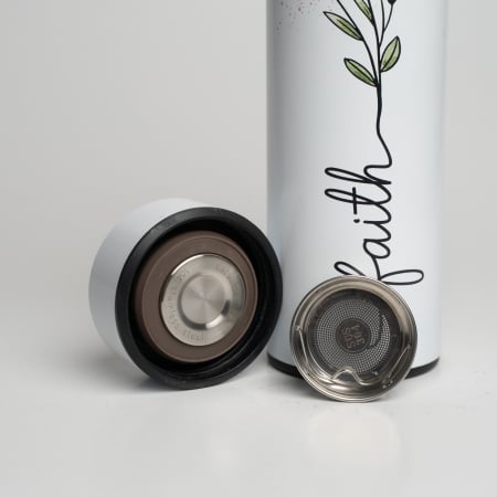Termos cu sita pentru ceai - Faith-Hope-Love (425 ml) [3]