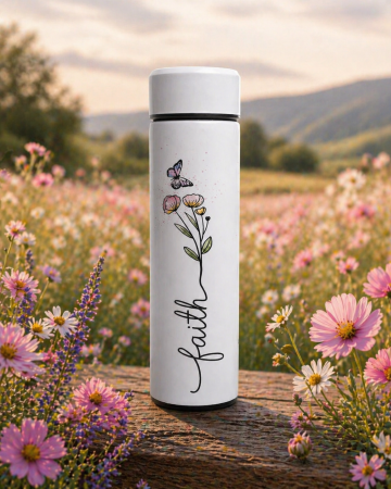 Termos cu sita pentru ceai - Faith-Hope-Love (425 ml) [1]