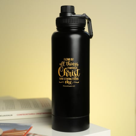 Termos - Termos - I can do (negru+galben) - 1000ml