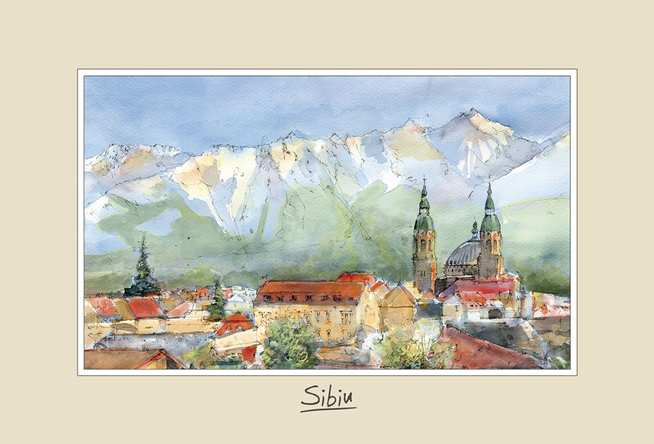 Tablou Mic Sibiu 2 10 X 15 Cm