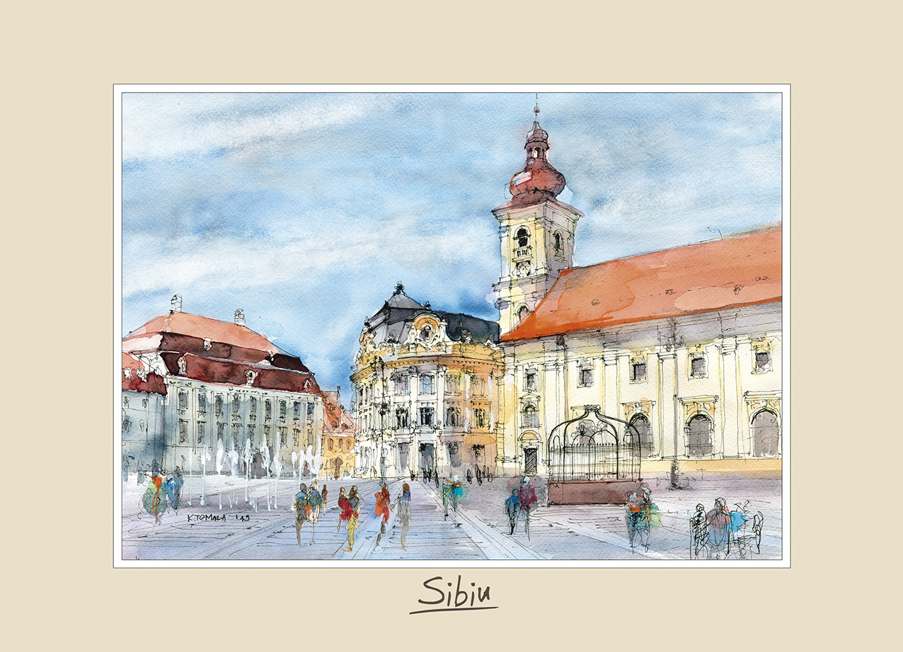 Tablou Mediu Sibiu 3 15 X 21 Cm