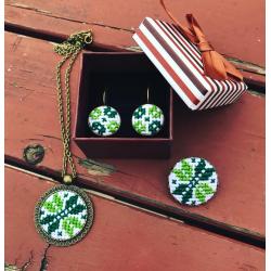 Seturi cadou - Accesorii traditionale verzi v.2