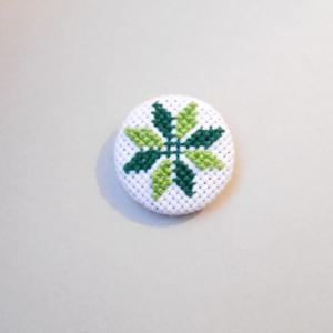 Brose - Brosa floare stea (verde)