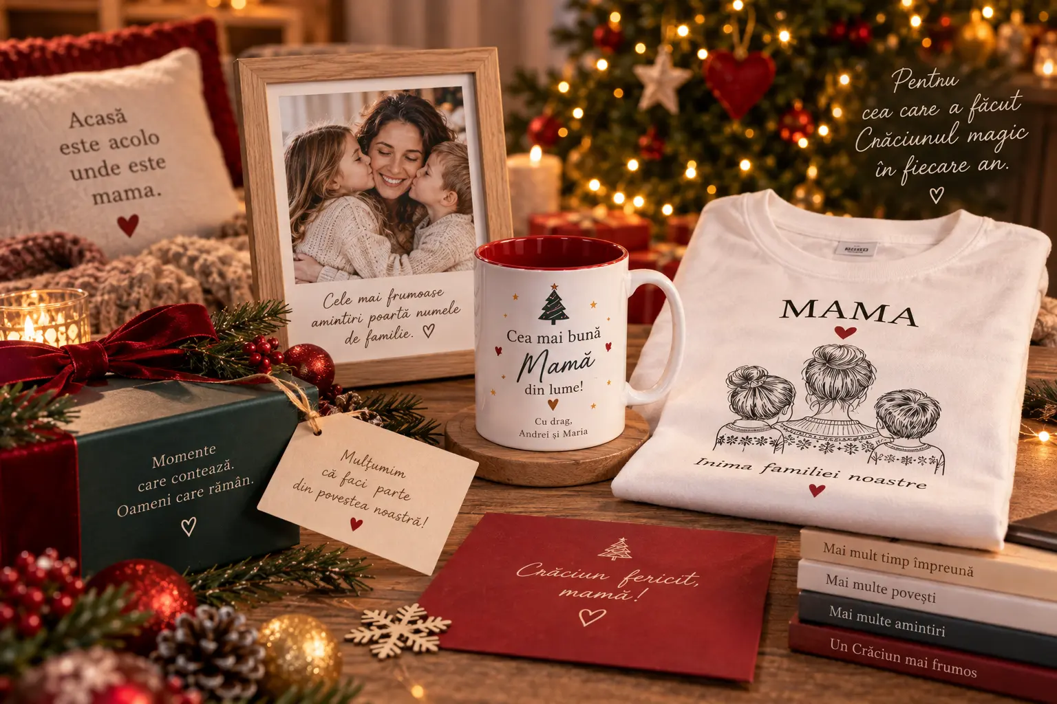 Cadouri de Crăciun pentru mama – 50 de idei personalizate care îi vor merge la suflet