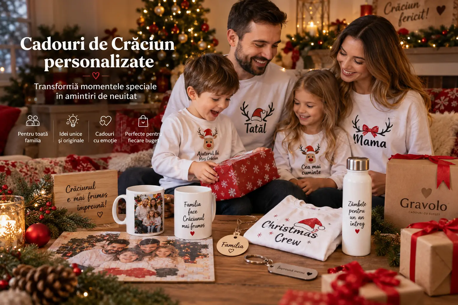 Cadouri de Crăciun personalizate – Ghid complet pentru cele mai frumoase surprize