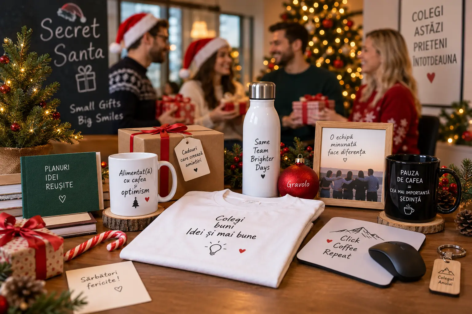 Cadouri pentru Secret Santa – peste 50 de idei originale pentru colegi, colege și șefi
