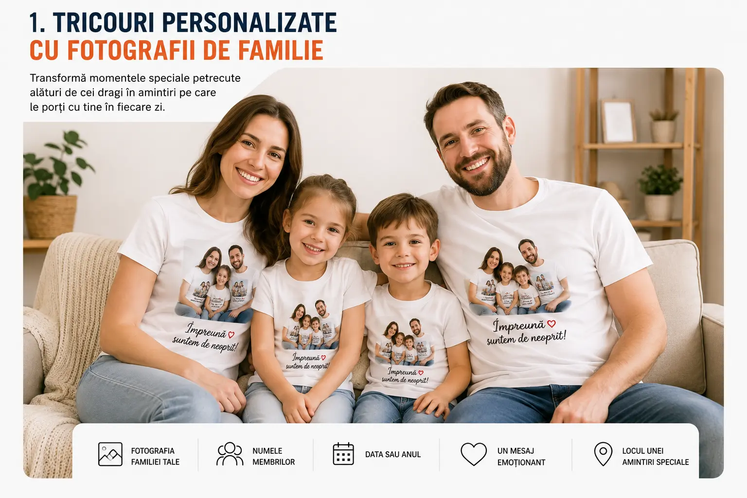 Tricouri personalizate cu fotografii de familie blog gravolo