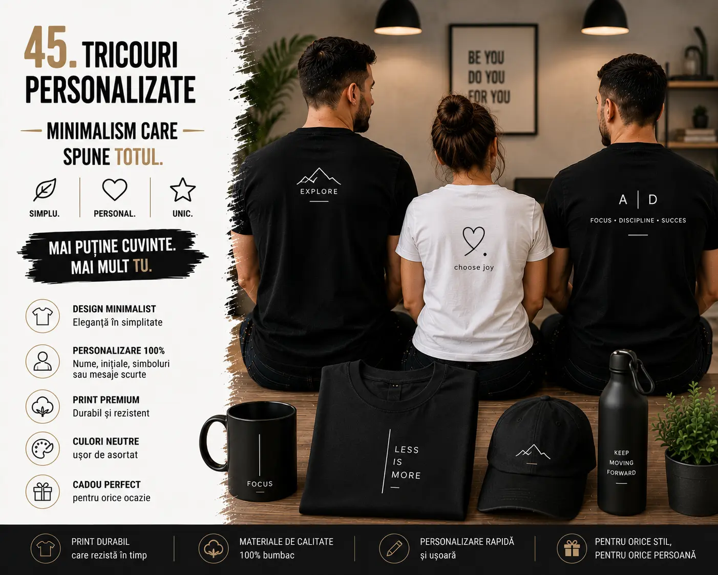 Tricouri personalizate minimaliste blog gravolo