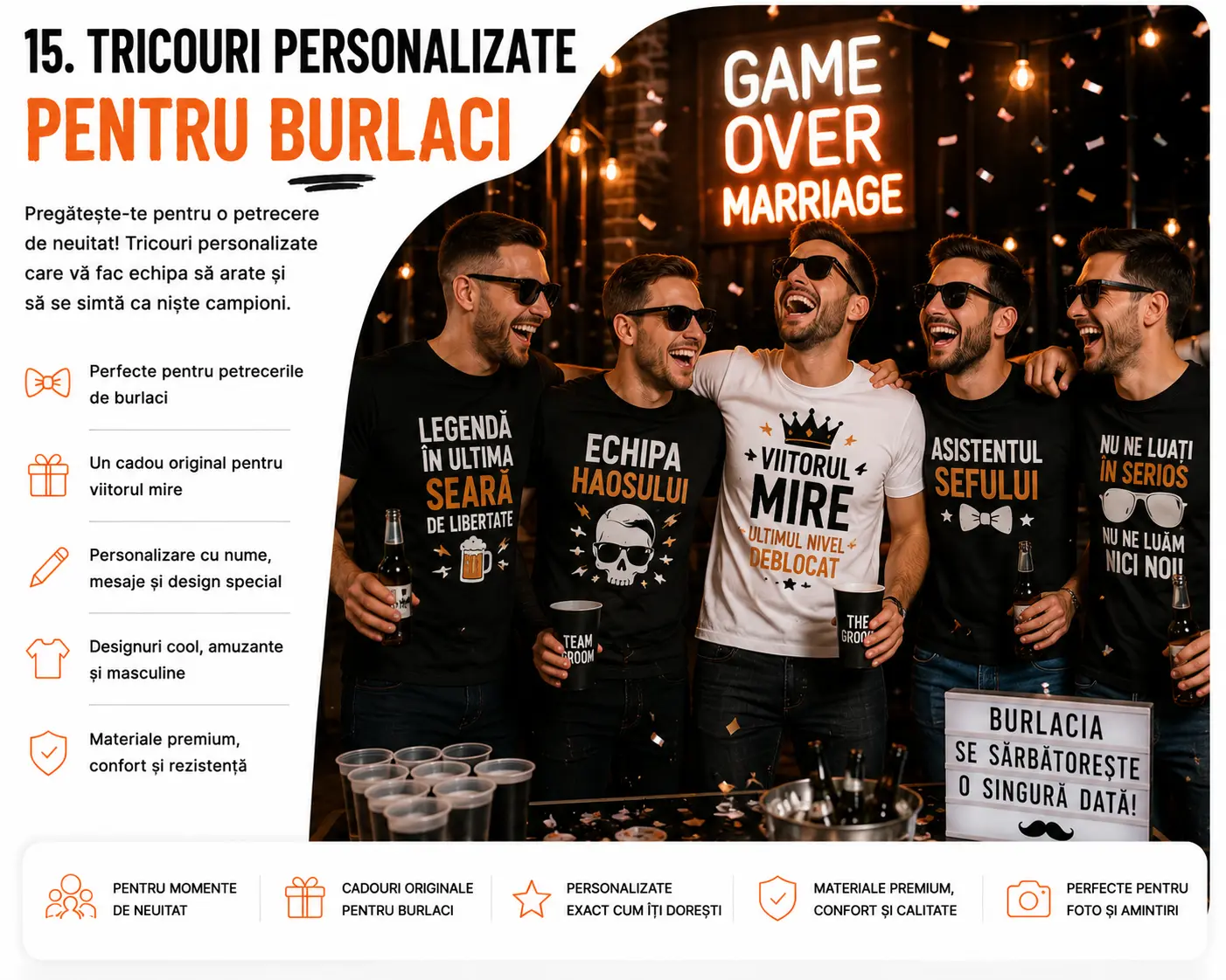 Tricouri personalizate pentru burlaci blog gravolo