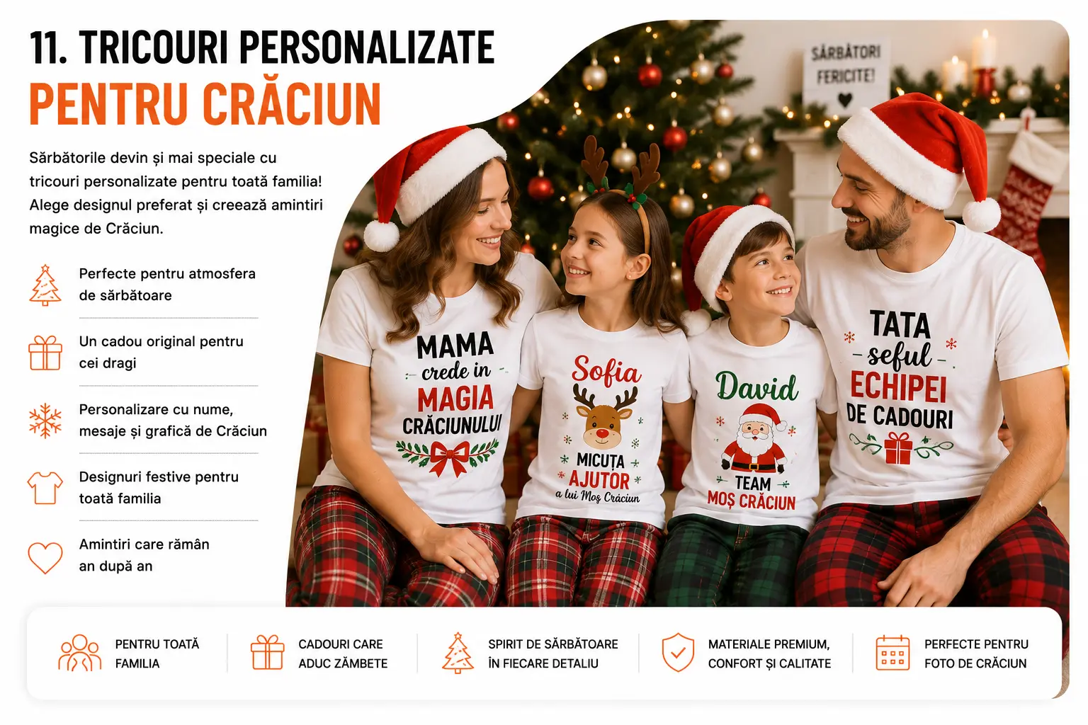Tricouri personalizate pentru Crăciun gravolo blog