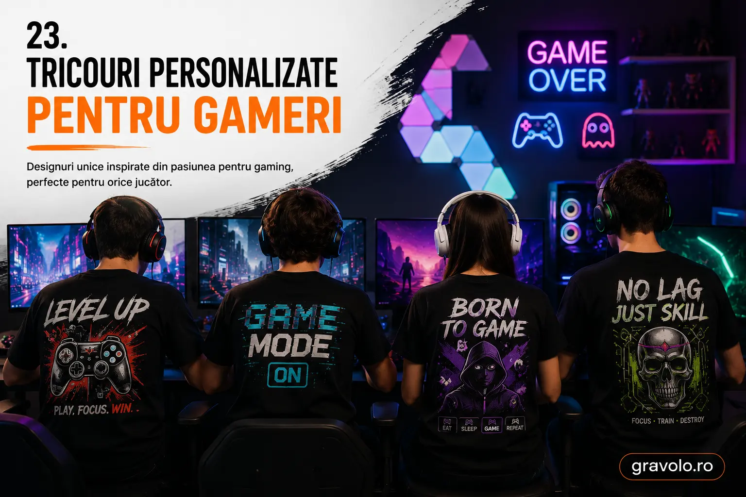  Tricouri personalizate pentru gameri gravolo blog