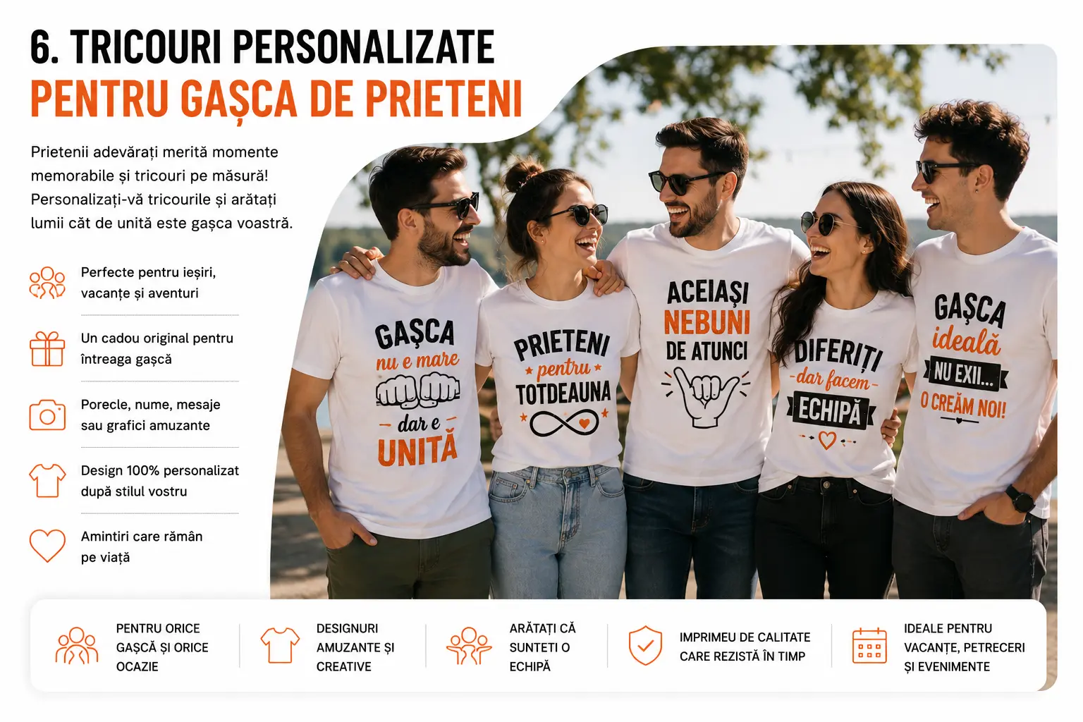 Tricouri personalizate pentru gașca de prieteni gravolo blog