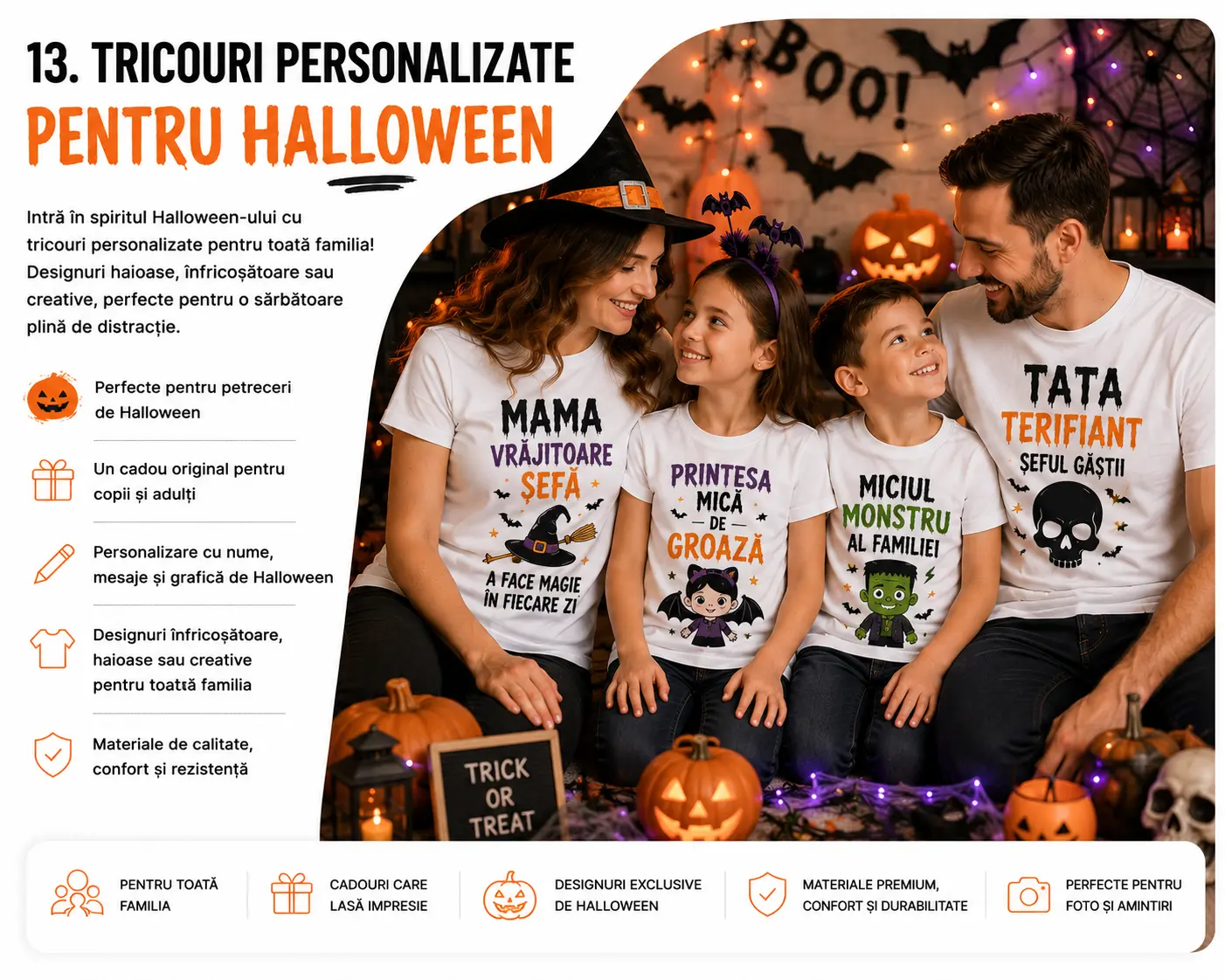 Tricouri personalizate pentru Halloween gravolo blog