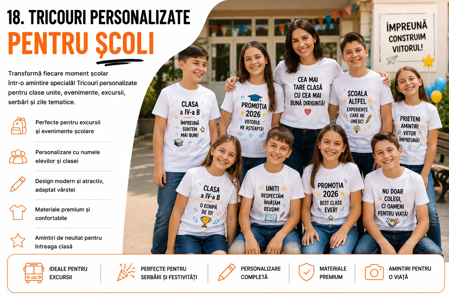 Tricouri personalizate pentru școli blog gravolo