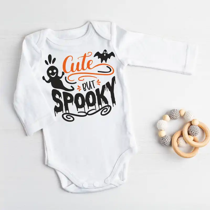 Body bebe personalizat Halloween: "Cute but spooky" [1]