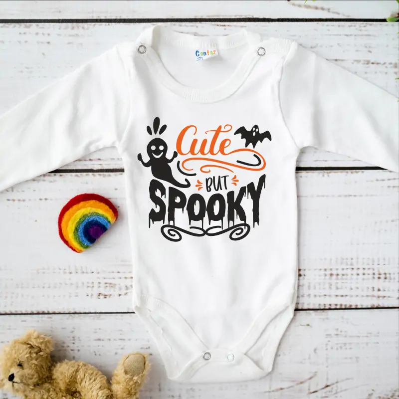 Body bebe personalizat Halloween: "Cute but spooky" [2]