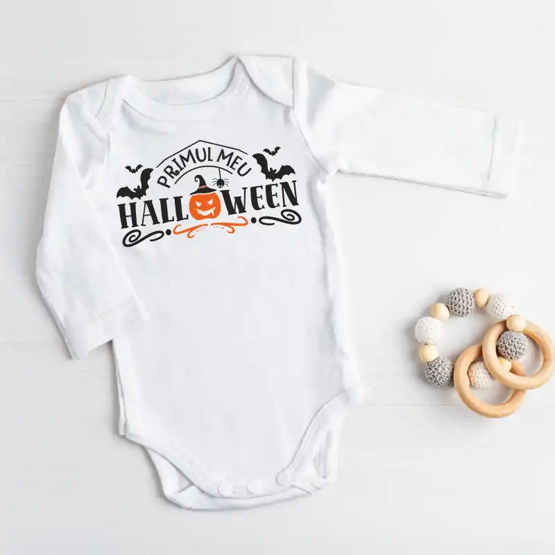 Body bebe personalizat Halloween: "Primul meu Halloween" [1]