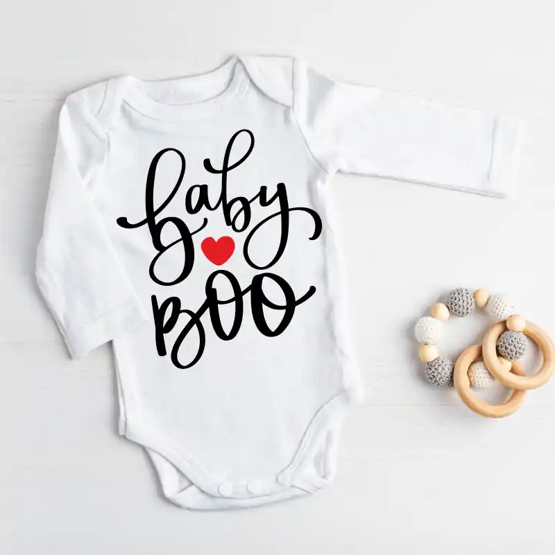 Body bebelusi personalizat Halloween: "Baby Boo" [1]