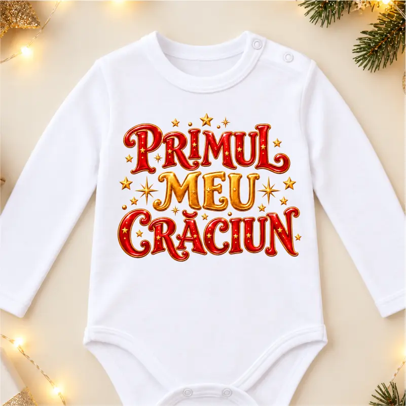 Body-bebelusi-personalizat-pentru-Craciun-model-Primul-meu-Craciun-rosu-auriu-1 [2]