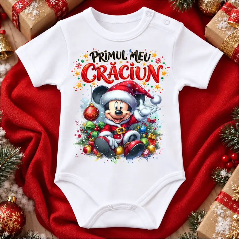 body-personalizat-primul-meu-craciun-cu-mickey [2]