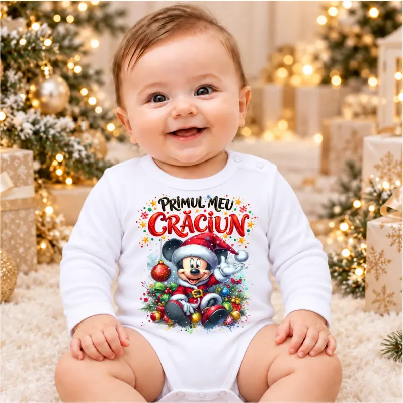 body-personalizat-primul-meu-craciun-cu-mickey [3]