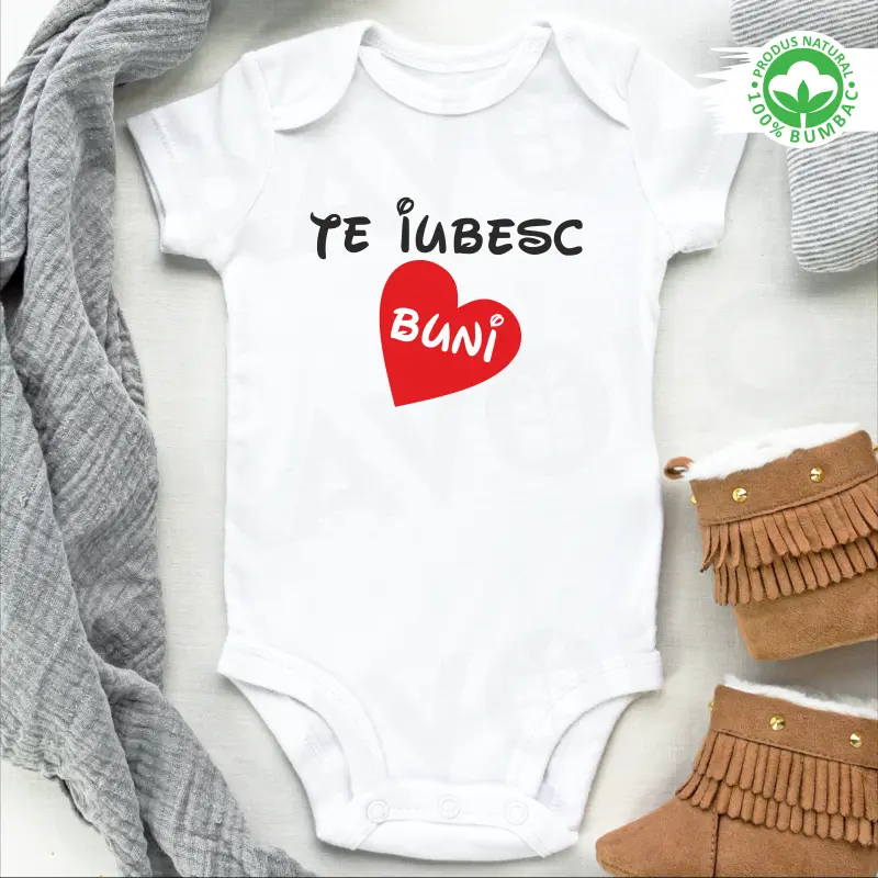 Body personalizat "Te iubesc buni" [2]