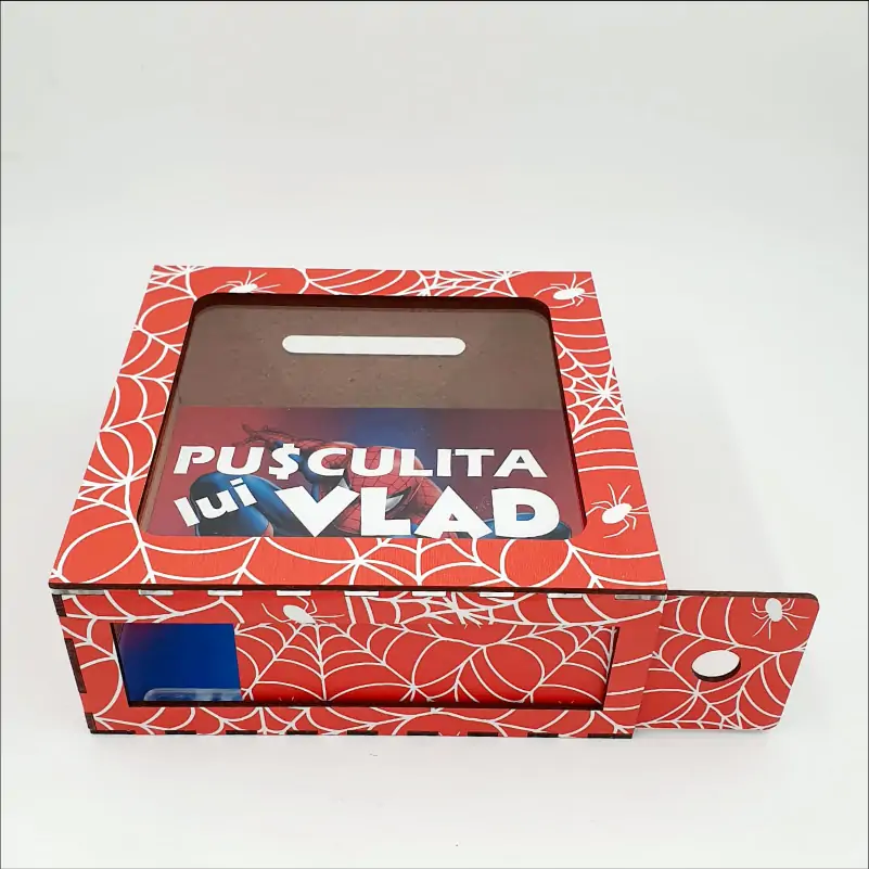 Pusculita-Personalizata-Rosie-cu-tematica-Spiderman [3]
