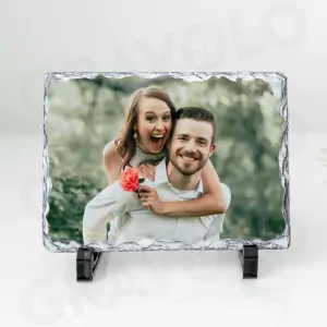 Rama foto personalizata, ardezie (piatra naturala) [2]