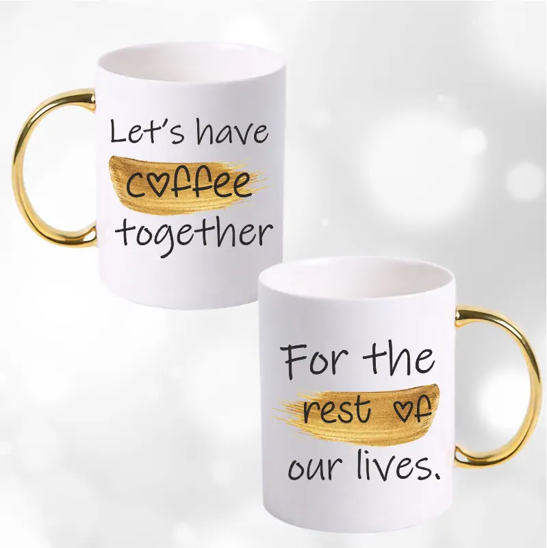 Set-2-cani-toarta-aurie-pentru-cuplu-personalizate-cu-textul-Let's-have-coffee-for-the-rest-of-our-lives-1 [1]