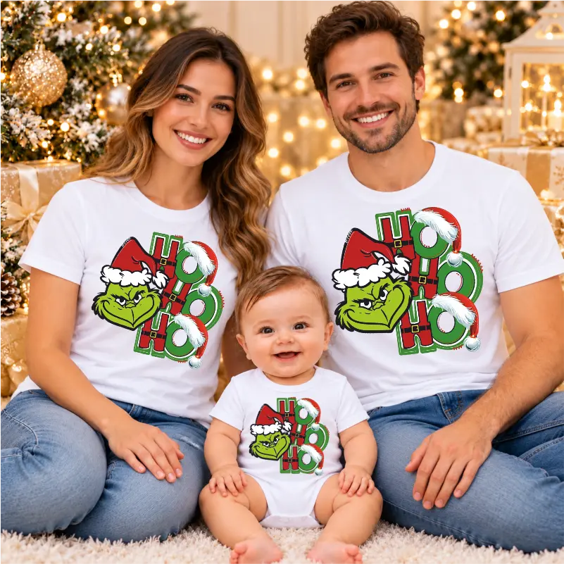 Set-de-tricouri-personalizate-Craciun-Ho-Ho-Ho-Grinch [2]