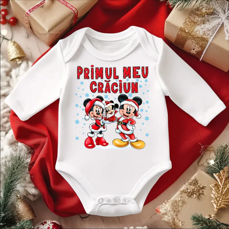 Set-de-tricouri-Primul-Craciun-in-calitate-de-tatic-mamica-si-bebe-model-Mickey-1 [3]