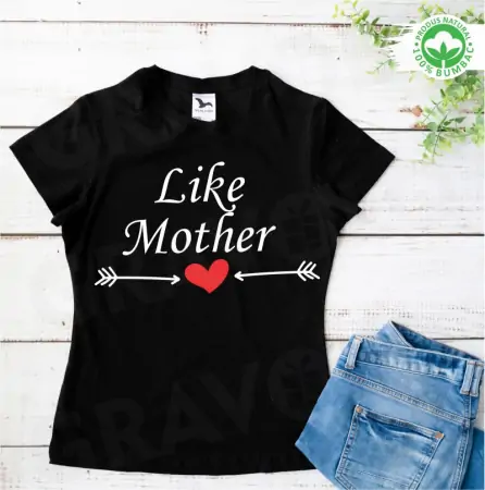 Set tricouri personalizate pentru mama si fiica "like mother, like daughter"  [3]