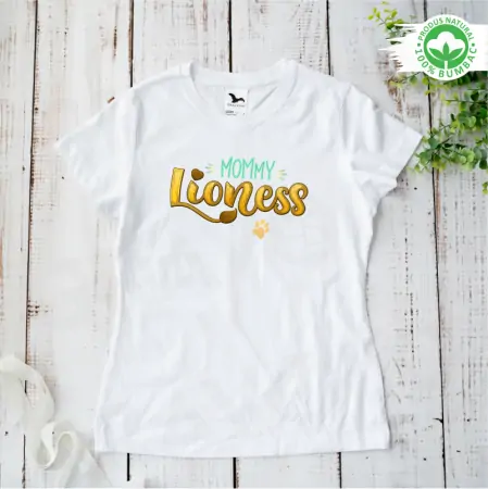 Set tricouri personalizate pentru mama si fiica "Lioness" [3]